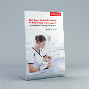 Praxisaufsteller - Digitaler Abdruck