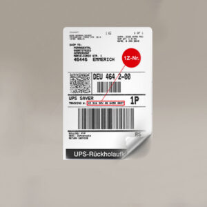 10x UPS-Rückholaufkleber