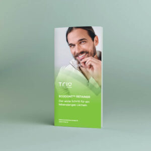 25x Patientenflyer – TrioClear™ – Ecodont™ Retainer